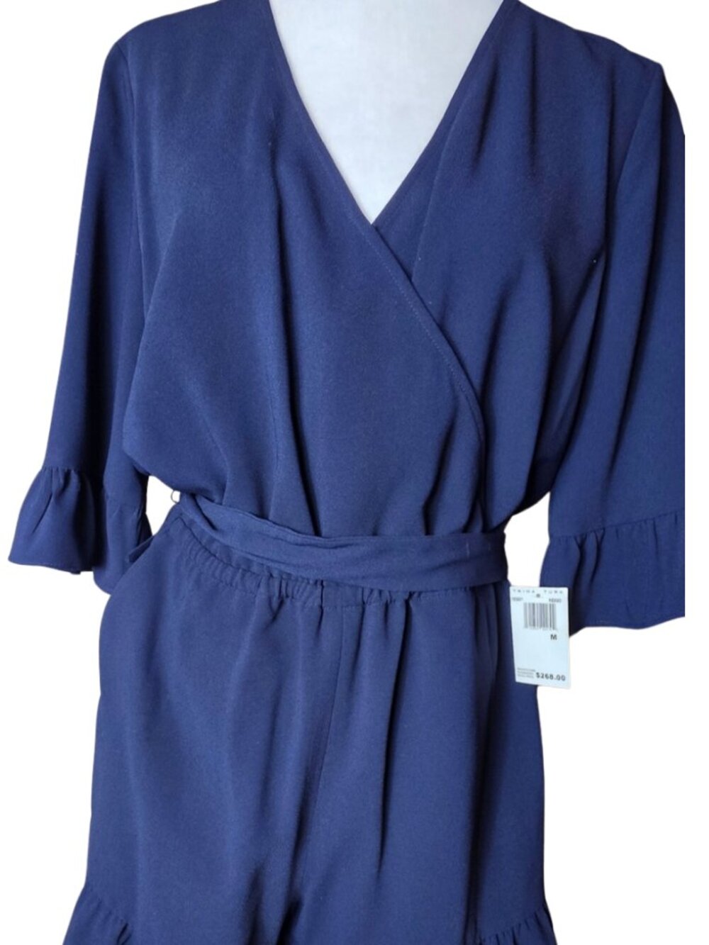 Trina Turk short Jumper M Nvy Blue NWT